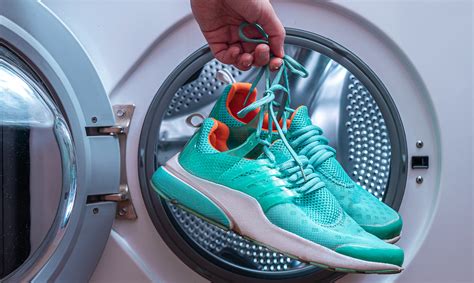 running shoes in washing machine